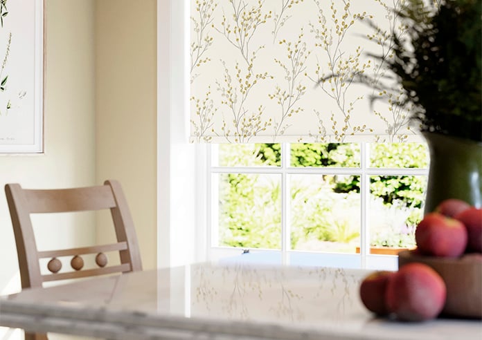 Laura Ashley Pussy Willow, Ochre Yellow - Roller Blind - Image 5